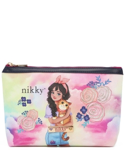 Nikky By Nicole Lee Large Cosmetic Pouch NK20344L LOVELY CLARA